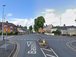 A road improvement scheme has been planned for the junction of Warley Road and Basons Lane in Oldbury. Photo: Google 
