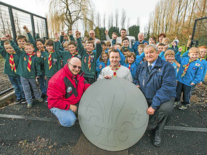 Supporting image for story: Steel firm creates plaques for Scout groups