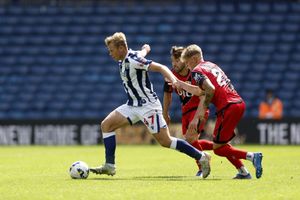Aune Heggebo in action for West Brom against Rayo Vallecano (Photo by Adam Fradgley/West Bromwich Albion FC via Getty Images)