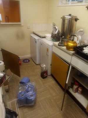 Raiders broke in and trashed the Reedswood Sons of Rest Building in Birchills, Walsall. PIC: Shokt Fazal