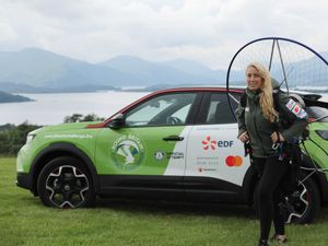 Supporting image for story: Vauxhall provides support vehicles for electric paramotor world record attempt