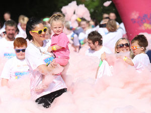 Supporting image for story: Ready, set...go! Bubble-filled race to return to Walsall Arboretum in aid of hospice
