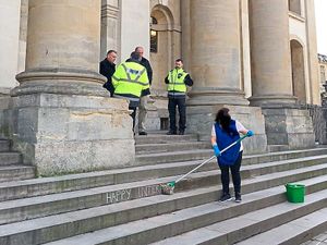 Supporting image for story: Peter Rhodes on a woman's work, a rare headline and a brave blog