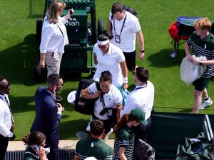 Supporting image for story: Tearful former finalist Ons Jabeur retires with injury in Wimbledon first round