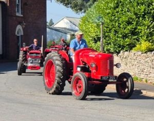 Hereford visitors Nigel Hantschar and Jack Phillips