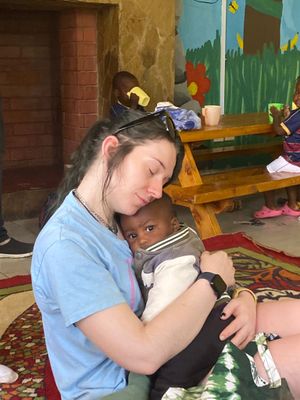Alanis Anderson at Hope House Orphanage in Mountain View.