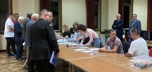 The Election Count At Cannock Civic Centre. Photo by Staffordshire LDR Kerry Ashdown. Free for use by all LDRS partners