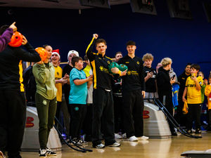 Supporting image for story: Wolves Foundation: Wolves players bowl over foundation participants