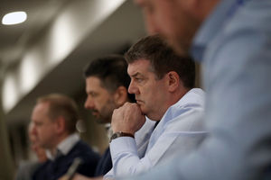 Ron Gourlay Chief Executive of West Bromwich Albion addresses the Albion Assembly at The Hawthorns on February 7, 2022 in West Bromwich, England. (Photo by Adam Fradgley/West Bromwich Albion FC via Getty Images).