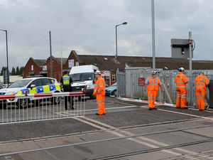 Supporting image for story: Lorry crashes through level-crossing barriers in Bloxwich