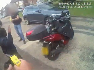 Supporting image for story: Footage shows moment man was arrested over attack on Army officer