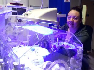 Supporting image for story: Little Joseph among first arrivals at Walsall Manor Hospital’s new baby unit
