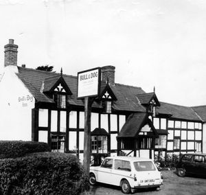 The Bull and Dog pub at Coton, near Whitchurch, is another Shropshire Star photograph from 1971.