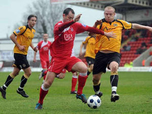 Supporting image for story: Harriers in late check on Steve Guinan