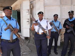 Supporting image for story: UN-backed foreign police arrive in Haiti to face gangs