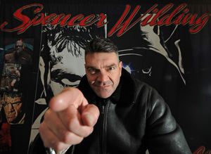 Making an appearance at Saddlers Shopping Centre, Walsall, Spencer Wilding..