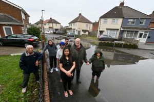 Rimple Rani, Jillian Parry (furthest on the right), Pawan Kumar, Resham Singh, Alan Lunn, Naran Patel with Becky Darby.