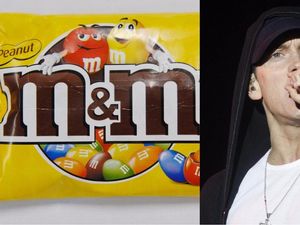 Supporting image for story: A bassist has made an Eminem cover using M&Ms and it’s actually pretty exceptional