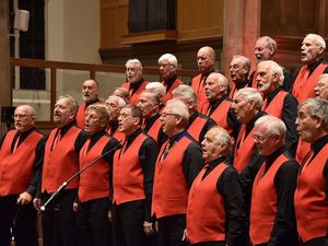Supporting image for story: Kidderminster and Mousehole Male Voice Choirs performing charity concert 