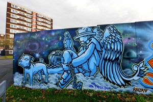 The designs have been created near homes in Heath Town