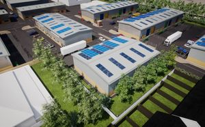 A new warehouse unit planned for Centurion Park in Shrewsbury