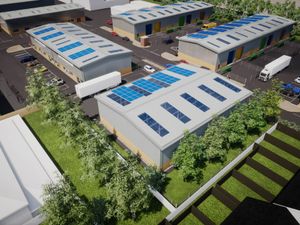 A new warehouse unit planned for Centurion Park in Shrewsbury