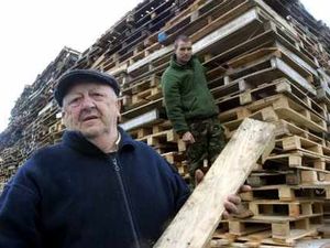 Supporting image for story: All set for the big Donnington bonfire