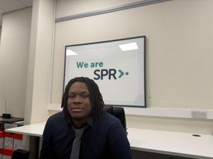 Aundray Gow at SPR's Walsall office