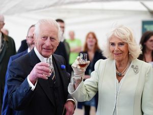 Supporting image for story: ‘That hit the spot’: King and Queen enjoy vintage whisky at Edinburgh event