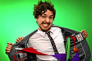 Supporting image for story: Magician Laurence Abel has plenty of tricks