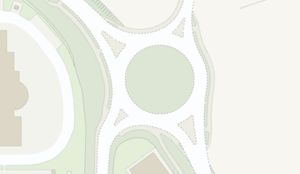 The roundabout at Halesfield 1 in Telford. Picture: Telford & Wrekin Council (Note: It looks like the roundabout was a recent addition to the road network as it does not appear on Google Maps. 