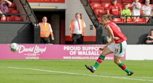 George Miller scores his second goal...