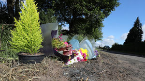 Pictured is the crash site near the Bloomsbury Nursery on the A41 south of Newport.
Picture by Phil Blagg Photography.
PB092-2024