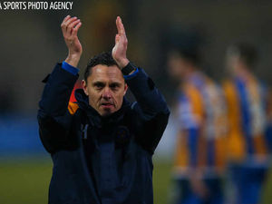 Supporting image for story: Paul Hurst hails entire Shrewsbury Town squad after ending Scunthorpe United run