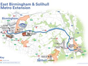 Supporting image for story: Proposed airport tram route for Birmingham could look like this - resulting in disruption for many
