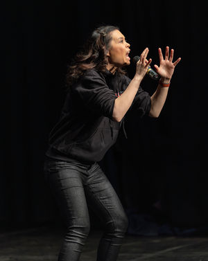 Ria Lina at The Edge Arts Centre, Much Wenlock. Photo: Andy Brooks