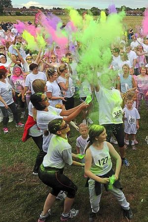 The Splatter Dash for Katharine Hospice is returning to Stafford Common