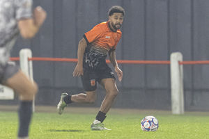 Action from Wolverhampton Sporting's 3-1 defeat at home to Market Drayton Town. Pic: Euan Manning Photography