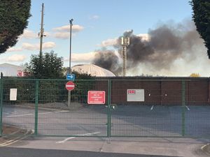 Supporting image for story: Staffordshire recycling yard fire blamed on batteries