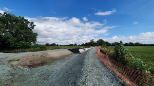 The area at Crickheath Wharf is up for sale for £90,000. Photo: BidX1/Rightmove