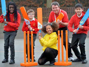 Supporting image for story: Values of cricket help Sandwell school land national award
