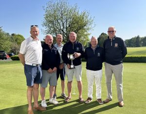 Bridgnorth after winning the Shropshire Seniors Knockout