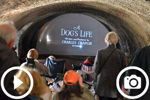 Supporting image for story: Chaplin films shown in historic Shropshire limekiln