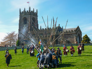 Publicity photo - the Sealed Knot at a previous Marbury Merry Days