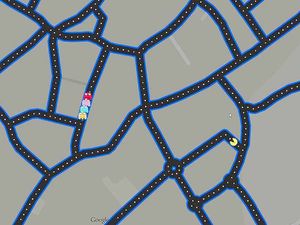 Supporting image for story: Pac-Man is back and he's on the run around mean streets of Shropshire