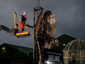 Supporting image for story: Shropshire's Knife Angel could be heading to national TV show