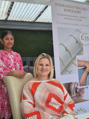 Alina Naz Saleem with Kirstie at The Courtyard Kingswinford