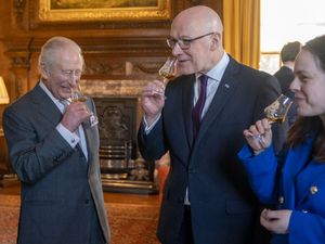 Supporting image for story: King shares dram with Swinney at reception celebrating Scottish business owners