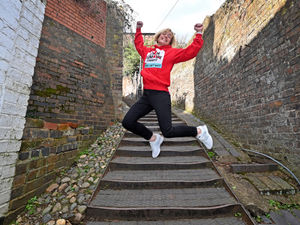 Supporting image for story: Marketing director puts her feet up after a million step challenge
