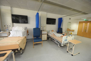 Wolverhampton University's nursing centre at the main campus is equipped like a hospital ward